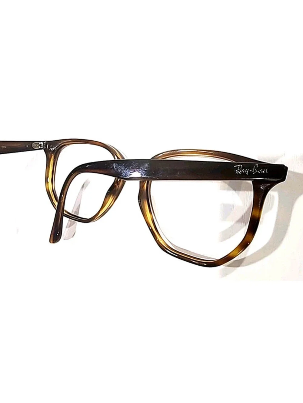 Ray Ban RB4305 820/73 Tortoise  Round Sunglasses Frame Only 53-19 145 Italy READ